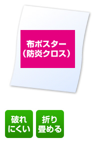 布ポスター(防炎クロス)